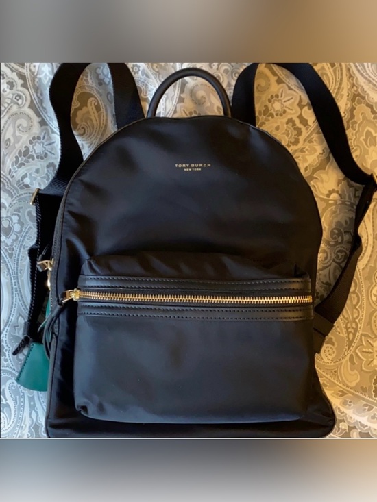 Tory Burch Handbags - Tory Burch- Like New Black Nylon